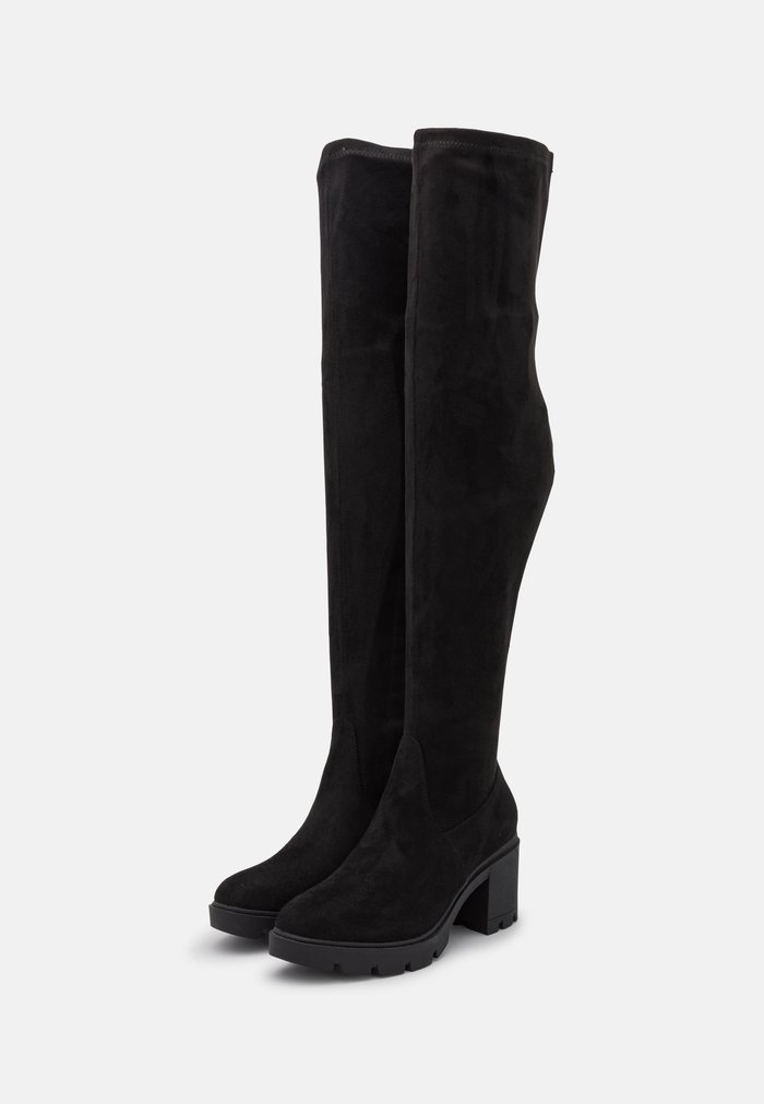 Bottes Anna Field Over the knee Noir Femme | ZUW-5961867